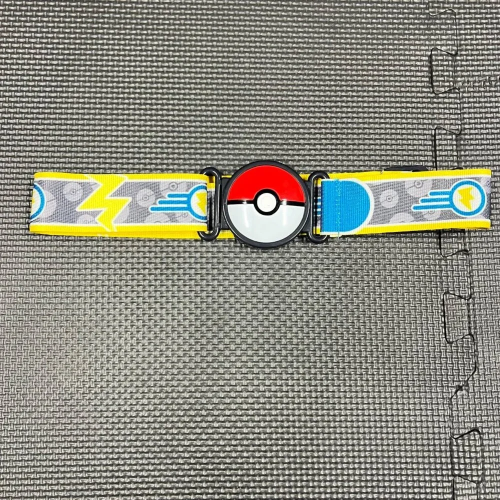 Pokemon Adjustable Belt With Pokeball Buckle For Kids